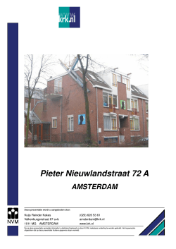 Pieter Nieuwlandstraat 72 A AMSTERDAM