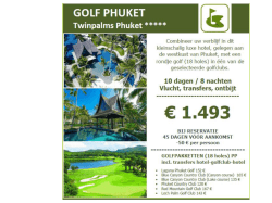 GOLF PHUKET - Footprints