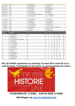 Infokrant KRC - KVC Ichtegem