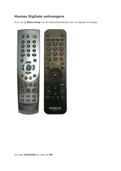 Humax Digitale ontvangers