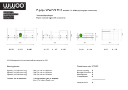 Prijslijst WWOO 2015