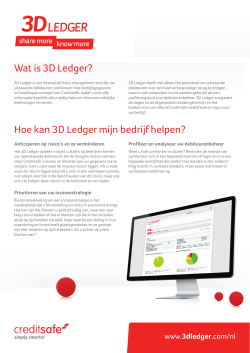 Wat is 3D Ledger? Hoe kan 3D Ledger mijn bedrijf helpen?