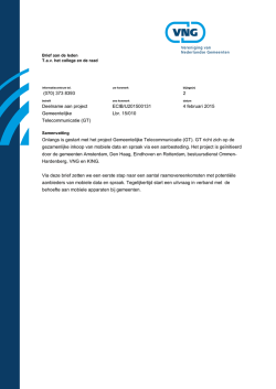 GT - Vereniging van Nederlandse Gemeenten