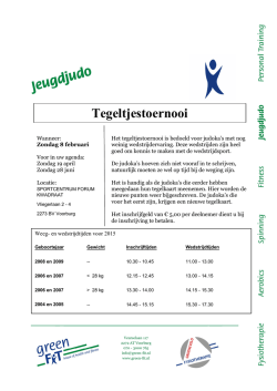 hier de informatie brief voor het tegeltjes - Green-Fit