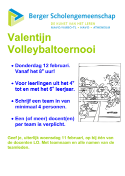 Valentijn Volleybaltoernooi