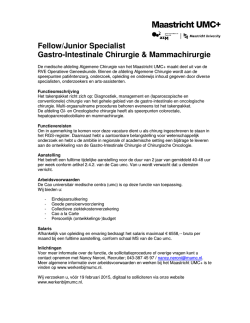 Fellow/Junior Specialist Gastro