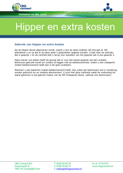Hipper en extra kosten