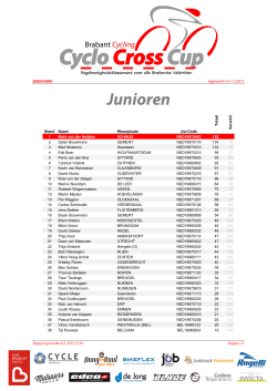 2014_CC-Junioren - Brabant Cycling