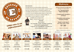 € 7,50 - Eetcafé De Leyens