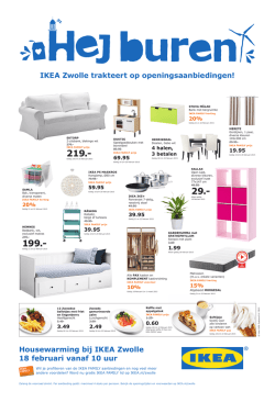 IKEA Zwolle trakteert op openingsaanbiedingen! Housewarming bij