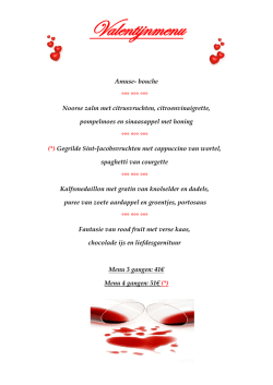 Bekijk onze menu hier.