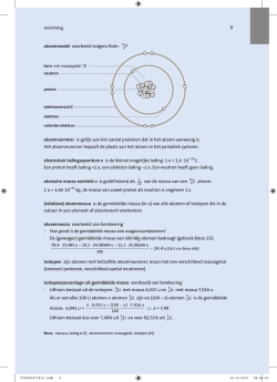 atoommodel voorbeeld volgens Bohr: 19