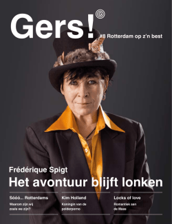 Het avontuur blijft lonken - Tekstbureau Serga van Roon