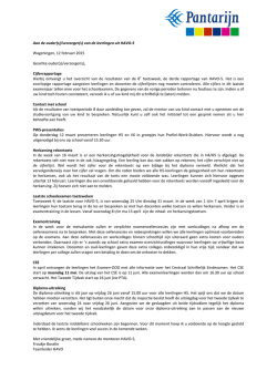 Brief H5 bij rapport TP8