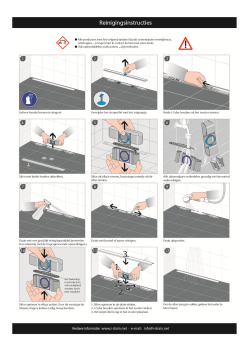 Reinigingsinstructies - I