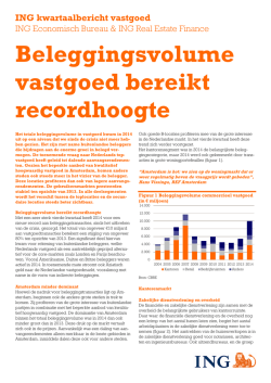 ING Kwartaalbericht Vastgoed