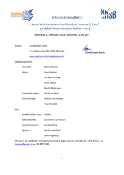 Informatiebulletin