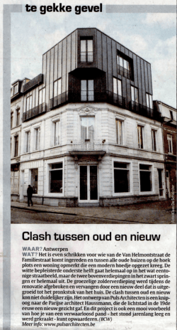HLN, 18 jan 2014 - puls architecten