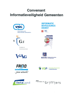 Convenant Informatieveiligheid - Vereniging van Nederlandse