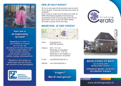folder - Stichting Cerato