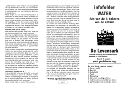 infofolder WATER De Levensark