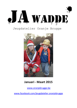 Januari - Maart 2015 - Brugse verenigingen