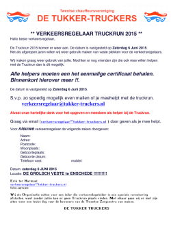 Helpers Oproep 6 juni 2015 verkeersregelaar