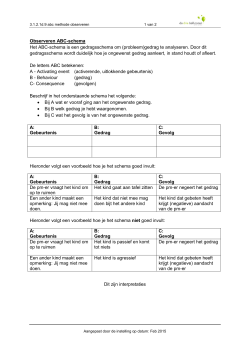 3.1.2.1d.9 abc methode observeren