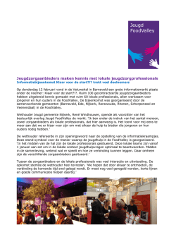 Informatie - Transformatie Jeugdzorg