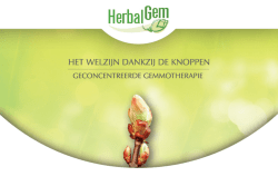 HET WELZIJN DANKZIJ DE KNOPPEN
