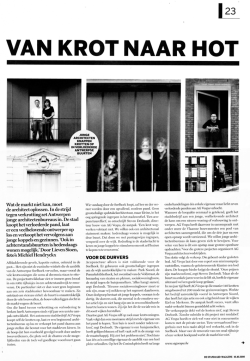 De Standaard Magazine, 10 okt 2009