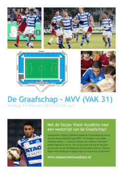 Poster Graafschap - MVV met SV_Academy
