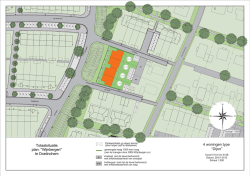 Verkoopsituatie 4 woningen type dijon_kleur