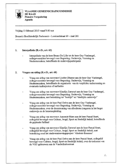 Internet FAX - De Raad van de Vlaamse Gemeenschapscommissie