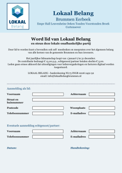 Klik hier om uw aanmeldingsformulier te downloaden