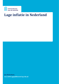 Lage inflatie in Nederland