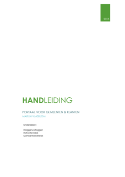 HANDLEIDING - Baptistengemeente Hoogezand