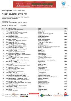 PSC DEN GOUBERGH GRAND PRIX