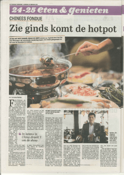 JE ZOU HET NIET