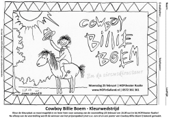 Cowboy Billie Boem - Kleurwedstrijd