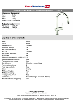 Grohe Minta keukenkraan uittrekbaar supersteel 32321DC0