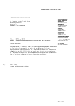 PDF document | 1 pagina | 50 kB Kamerstuk