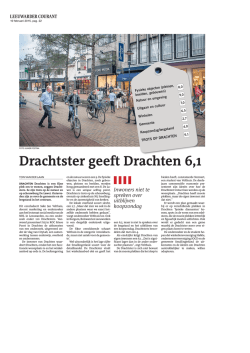Drachtster geeft Drachten 6,1 Drachtster geeft Drachten 6,1
