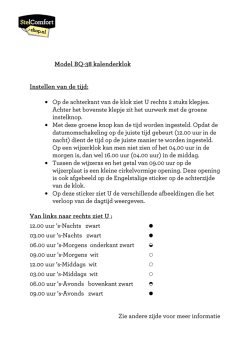 Hoe werkt een DCF77 Radioklok