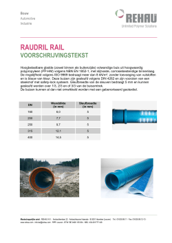 Bestektekst Raudril Rail SN8 NL