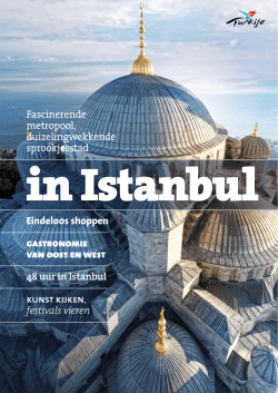 in Istanbul brochure