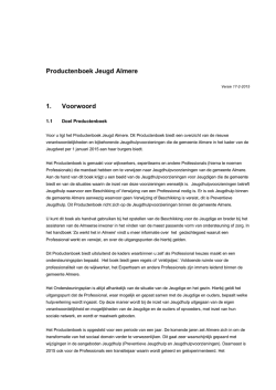Productenboek Jeugd - Almere Kracht
