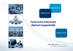 Het digitaliseren van technische informatie