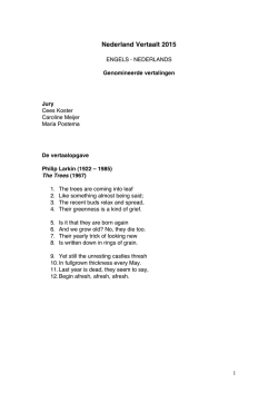 handout Engels