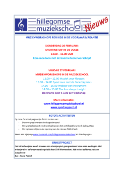 klik hier  - Hillegomse Muziekschool